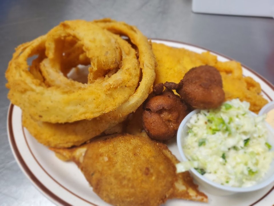 Saltwater Grille Seafood Plate