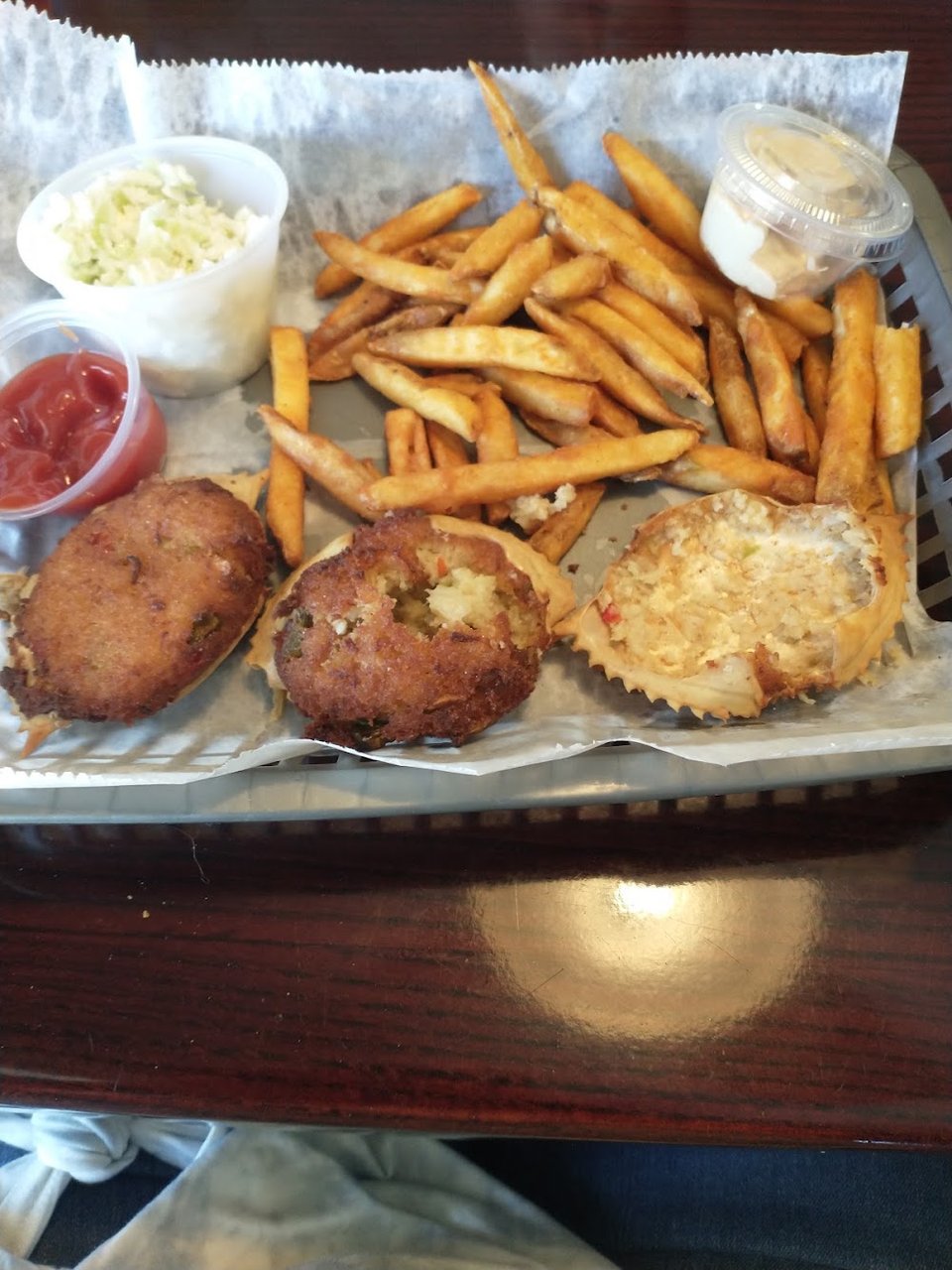 Deviled Crab Basket