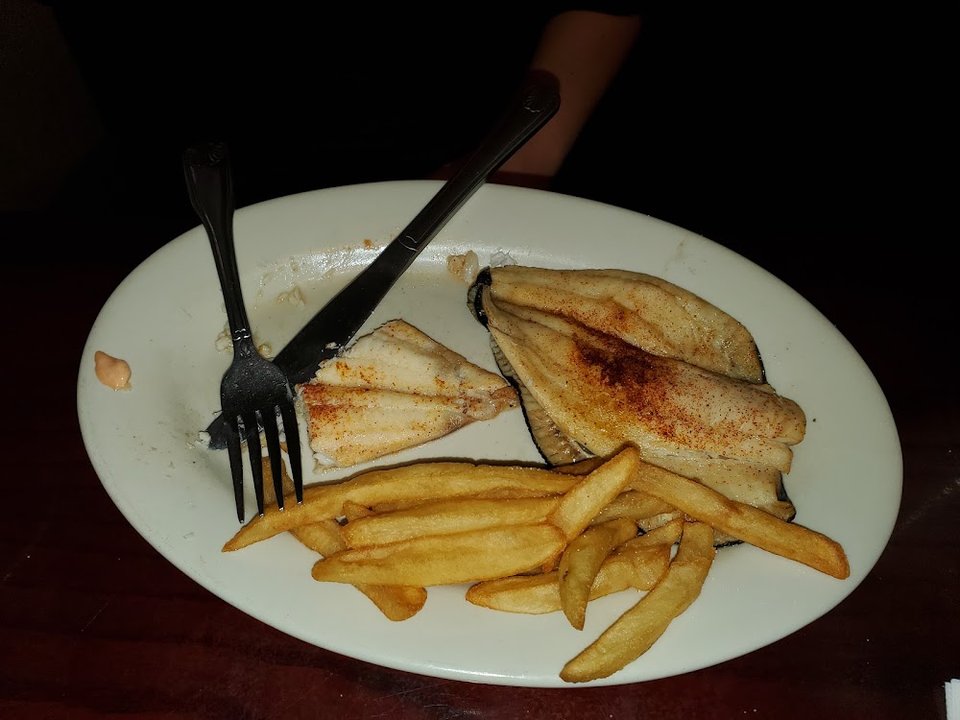 Blackened Flounder Platter